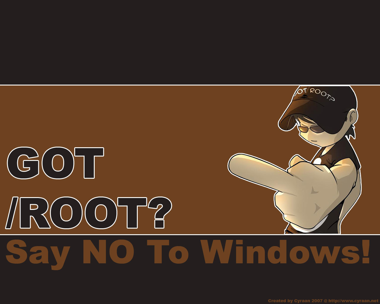 Fonds d'cran Informatique Linux Got Root?