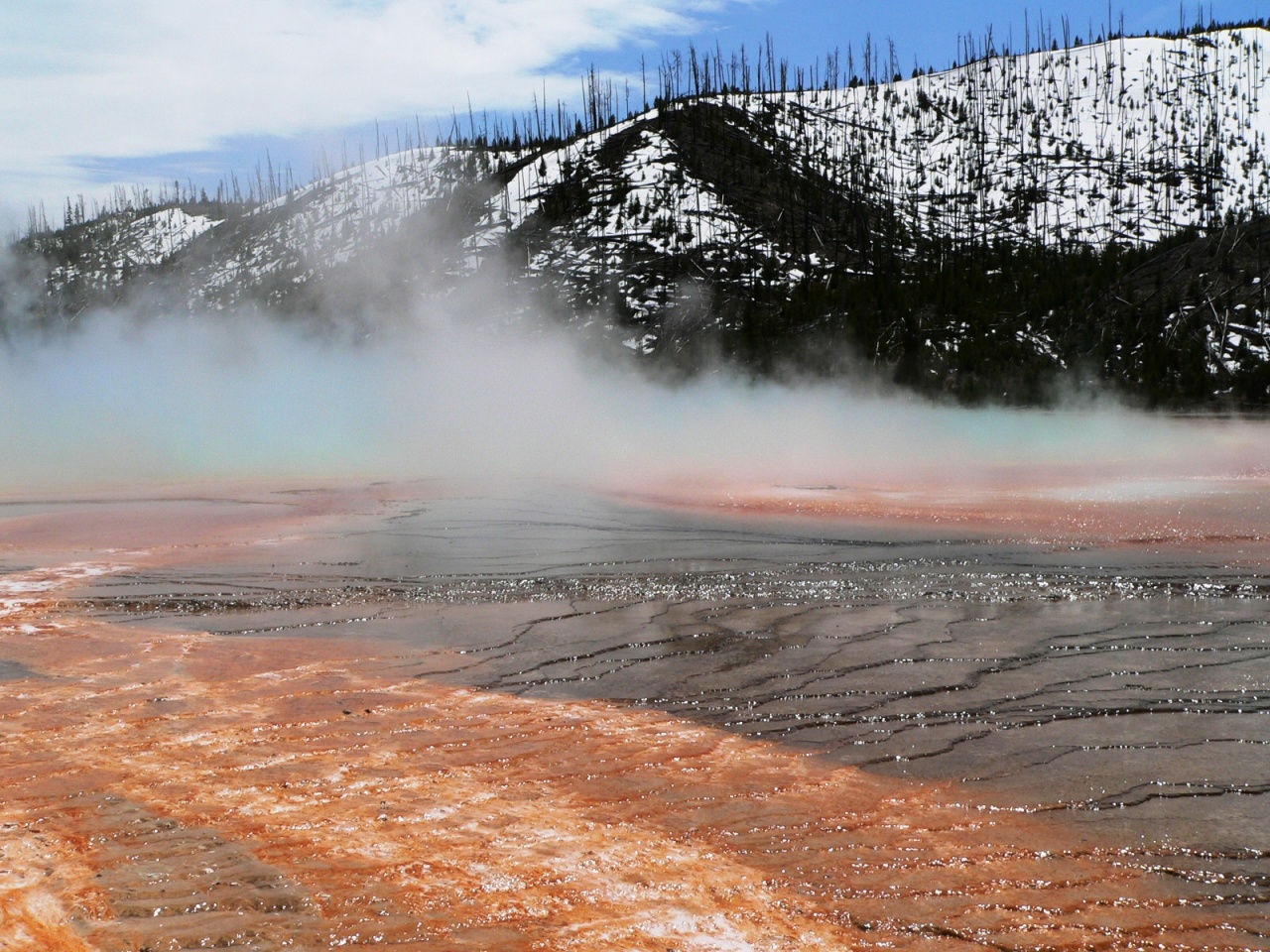 Wallpapers Trips : North America United-States Prismatic - Yellowstone