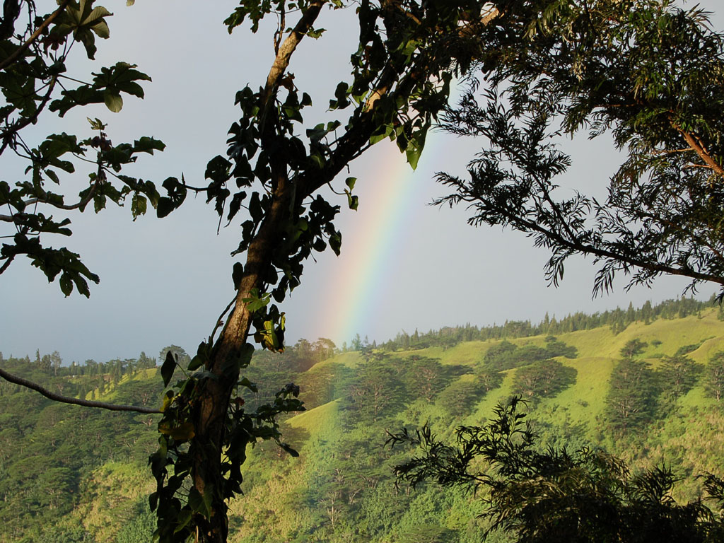 Fonds d'cran Nature Paysages arc en ciel