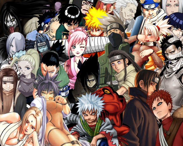 Wallpapers Manga Naruto big groupe ninja