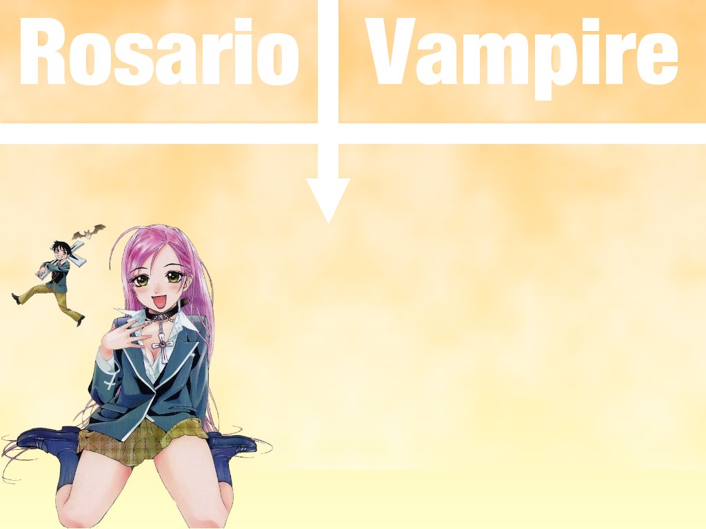 Wallpapers Manga Rosario + Vampire Moka