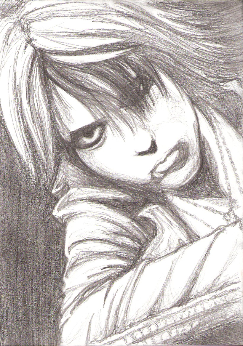 Wallpapers Art - Pencil Portraits Die_Dir en grey