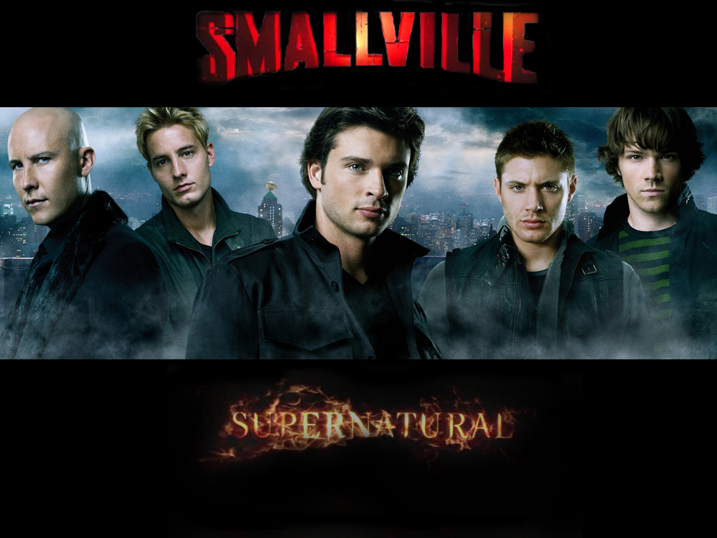 Wallpapers TV Soaps Crossover Smallville & Supernatural