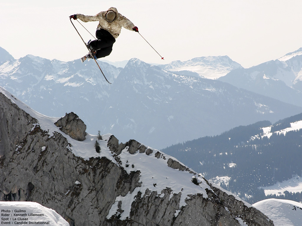 Fonds d'cran Sports - Loisirs Ski The true tail grab