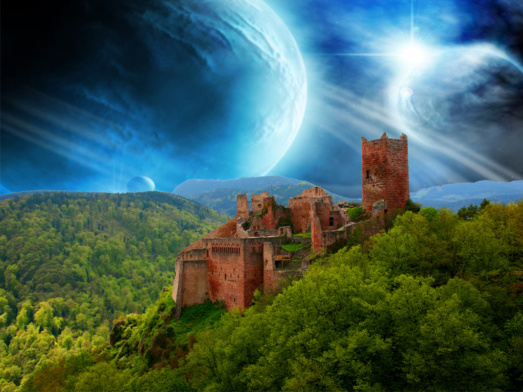 Wallpapers Fantasy and Science Fiction Castles 