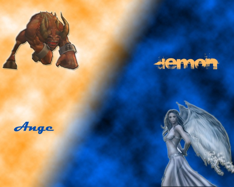 Wallpapers Digital Art Fantasy Annge & Demon