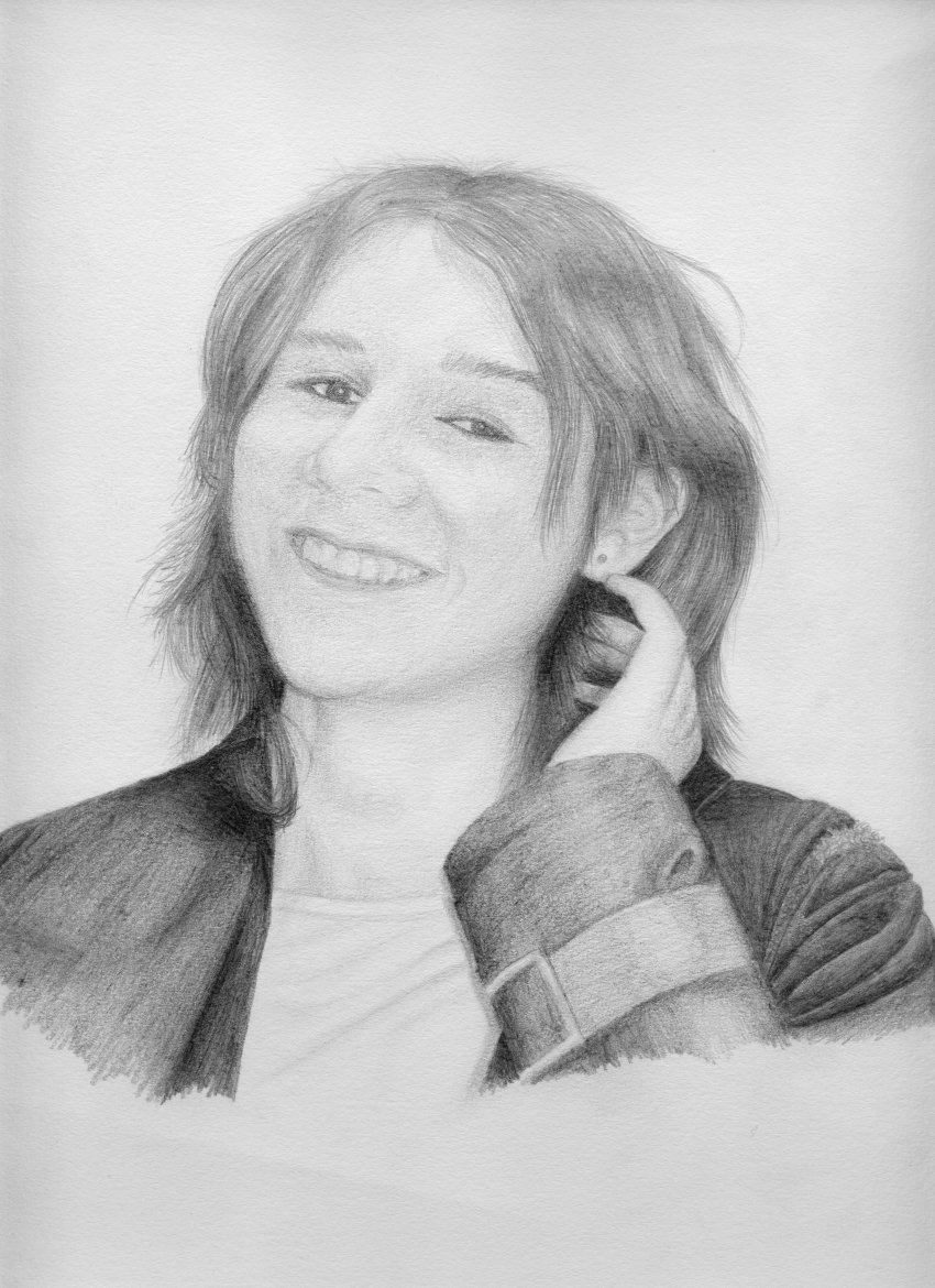 Fonds d'cran Art - Crayon Portraits Nolwenn