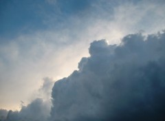 Wallpapers Nature Nuage noir d'orage VS ciel bleu