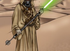 Wallpapers Fantasy and Science Fiction jedi master tusken