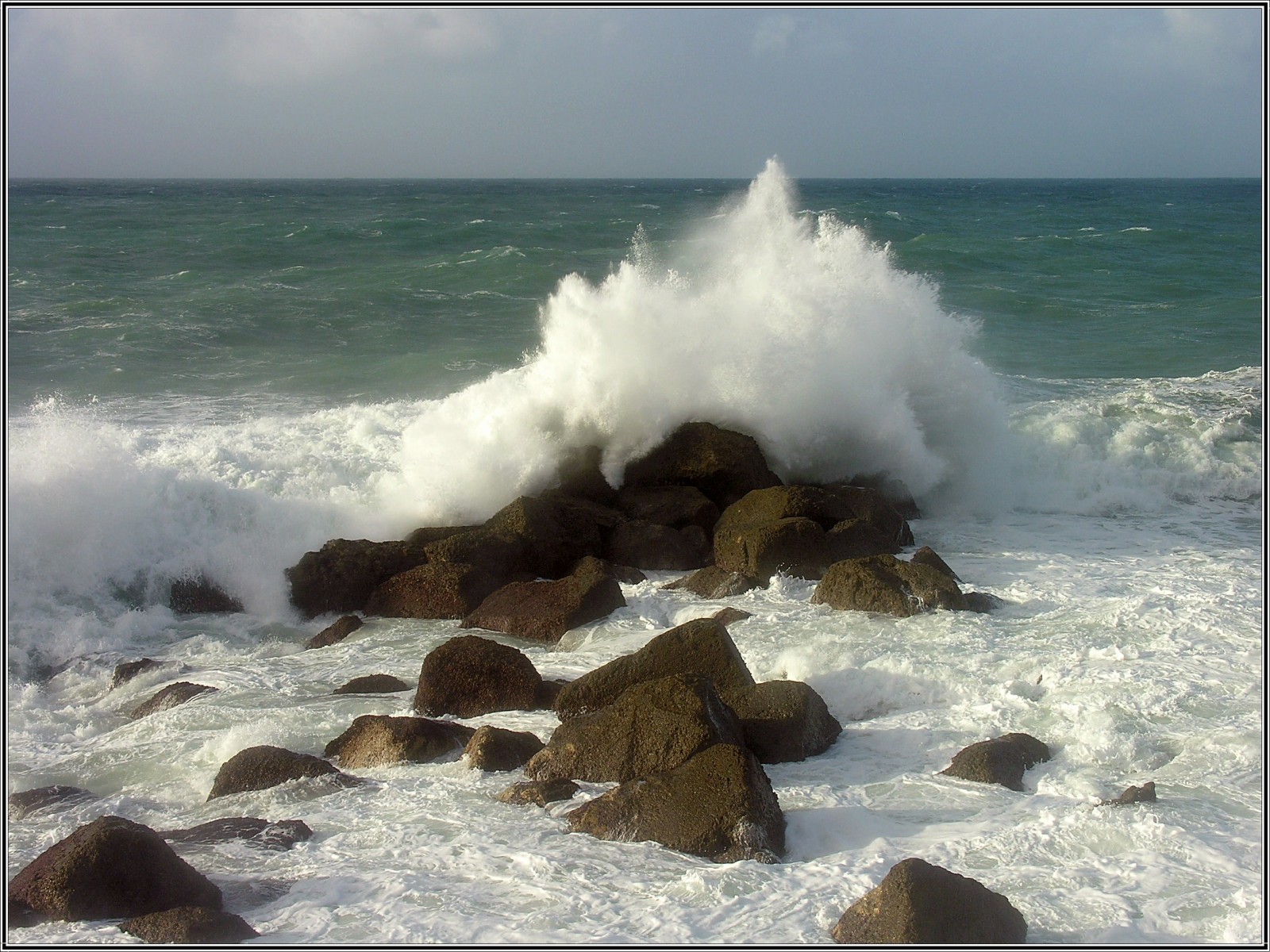 Fonds d'cran Nature Mers - Ocans - Plages Fort vent