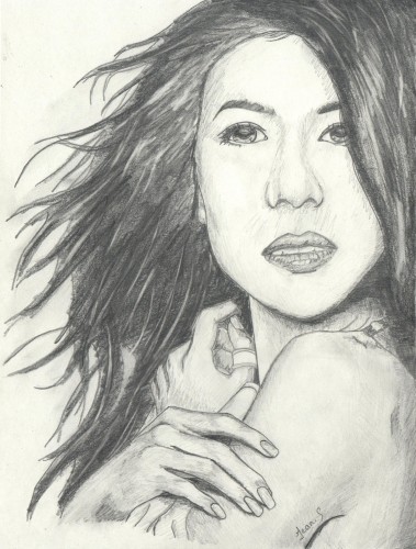 Fonds d'cran Art - Crayon Personnages Zhang Ziyi