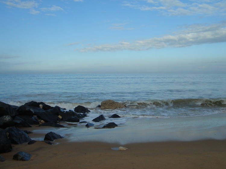 Fonds d'cran Nature Mers - Ocans - Plages Mare montante en fin de journe