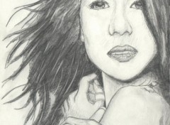 Fonds d'cran Art - Crayon Zhang Ziyi