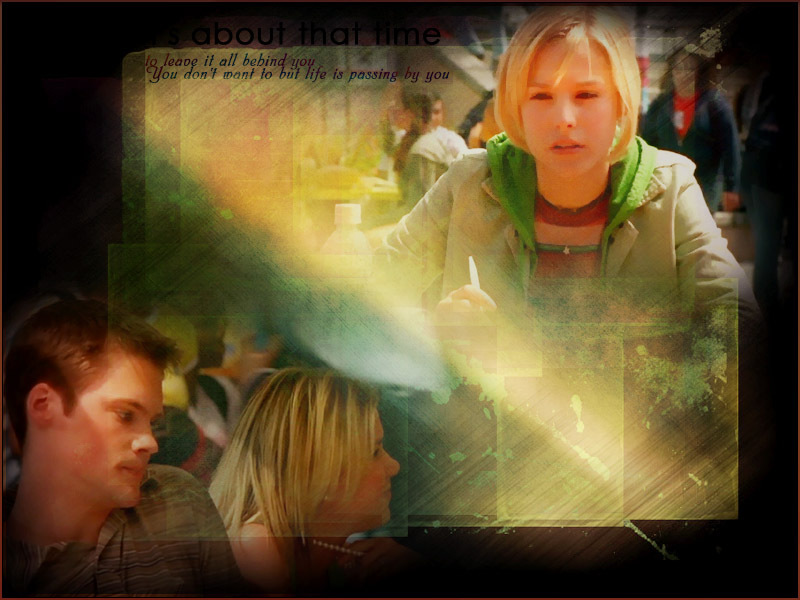 Wallpapers TV Soaps Veronica Mars Veronica et Duncan