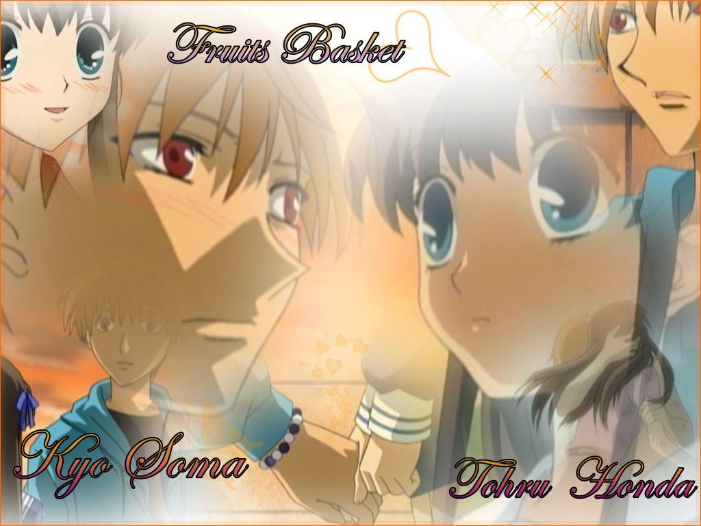 Wallpapers Manga Fruits Basket Kyo et Tohru