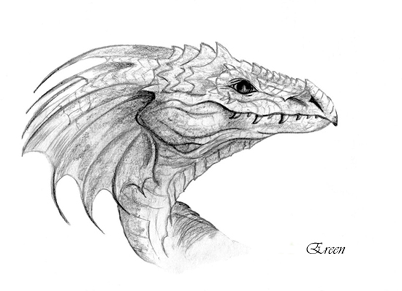 Wallpapers Art - Pencil Fantasy - Dragons Dragon