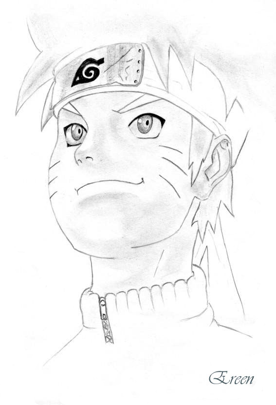 Fonds d'cran Art - Crayon Manga - Naruto Naruto