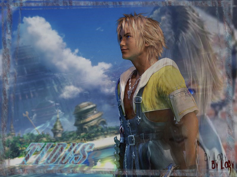 Fonds d'cran Jeux Vido Final Fantasy X Tidus