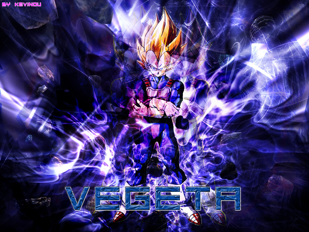 Fonds d'cran Manga Dragon Ball Z Vegeta_blue