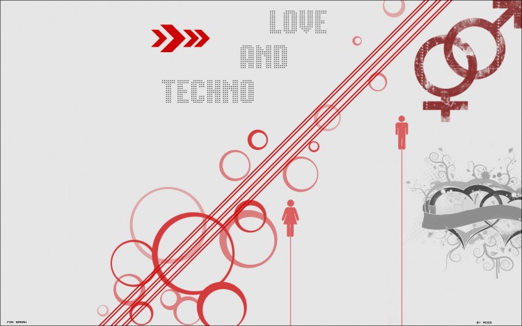 Fonds d'cran Musique Divers Techno Love and techno