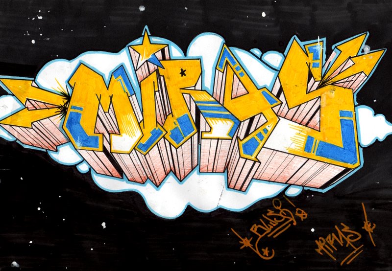 Fonds d'cran Art - Peinture Graffitis Miras