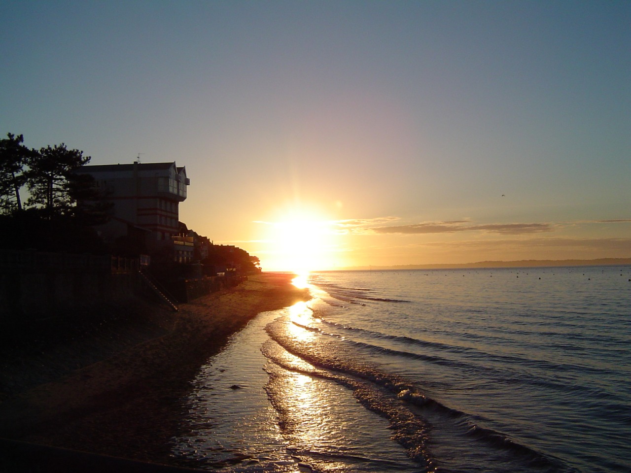 Fonds d'cran Voyages : Europe France > Aquitaine Coucher de soleil sur Arcachon