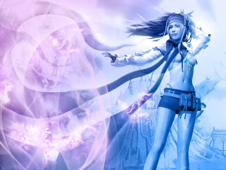 Fonds d'cran Jeux Vido Final Fantasy X Rikku in the wind