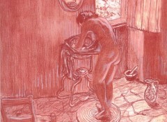 Fonds d'cran Erotic Art Toilette matinale tude