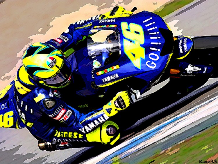 Fonds d'cran Motos Rossi Wallpaper N165558