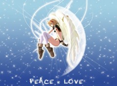 Fonds d'cran Manga Peace & Love