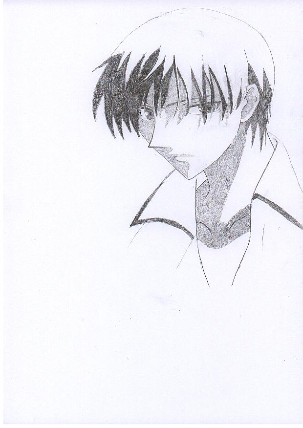 Fonds d'cran Art - Crayon Manga - Fruits Basket kyo