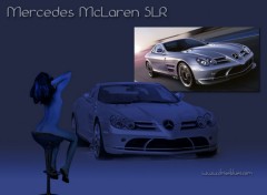 Fonds d'cran Erotic Art mercedes slr