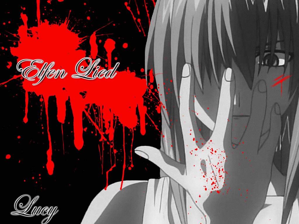 Fonds d'cran Manga Elfen lied Lucy