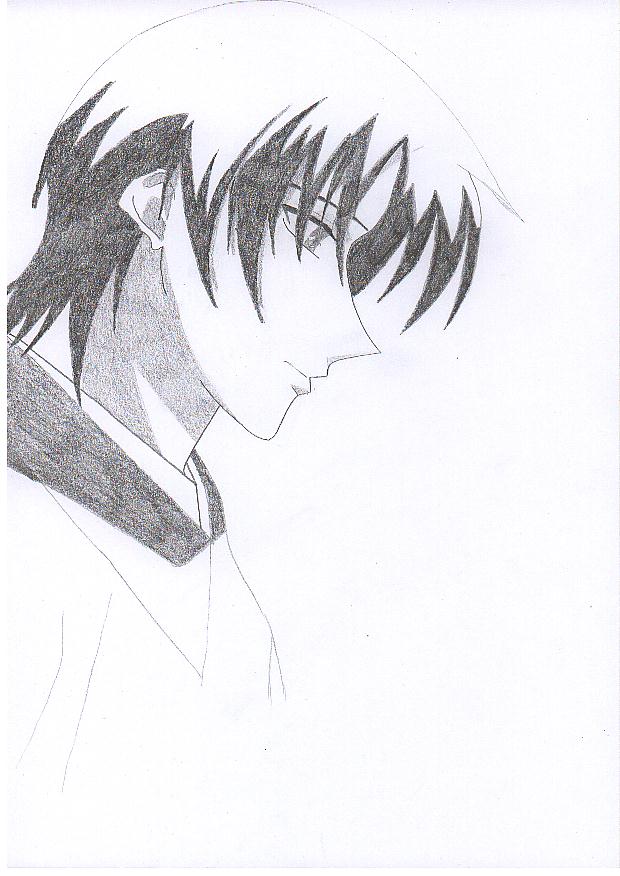 Wallpapers Art - Pencil Manga - Fruits Basket shigure