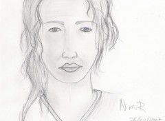 Fonds d'cran Art - Crayon Christina Yang