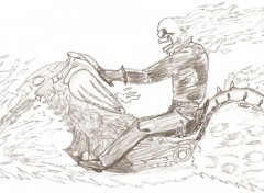 Wallpapers Art - Pencil ghost rider