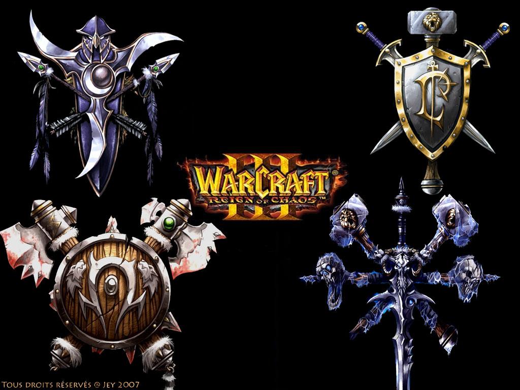 Fonds d'cran Jeux Vido Warcraft 3 Les quatres armoiries