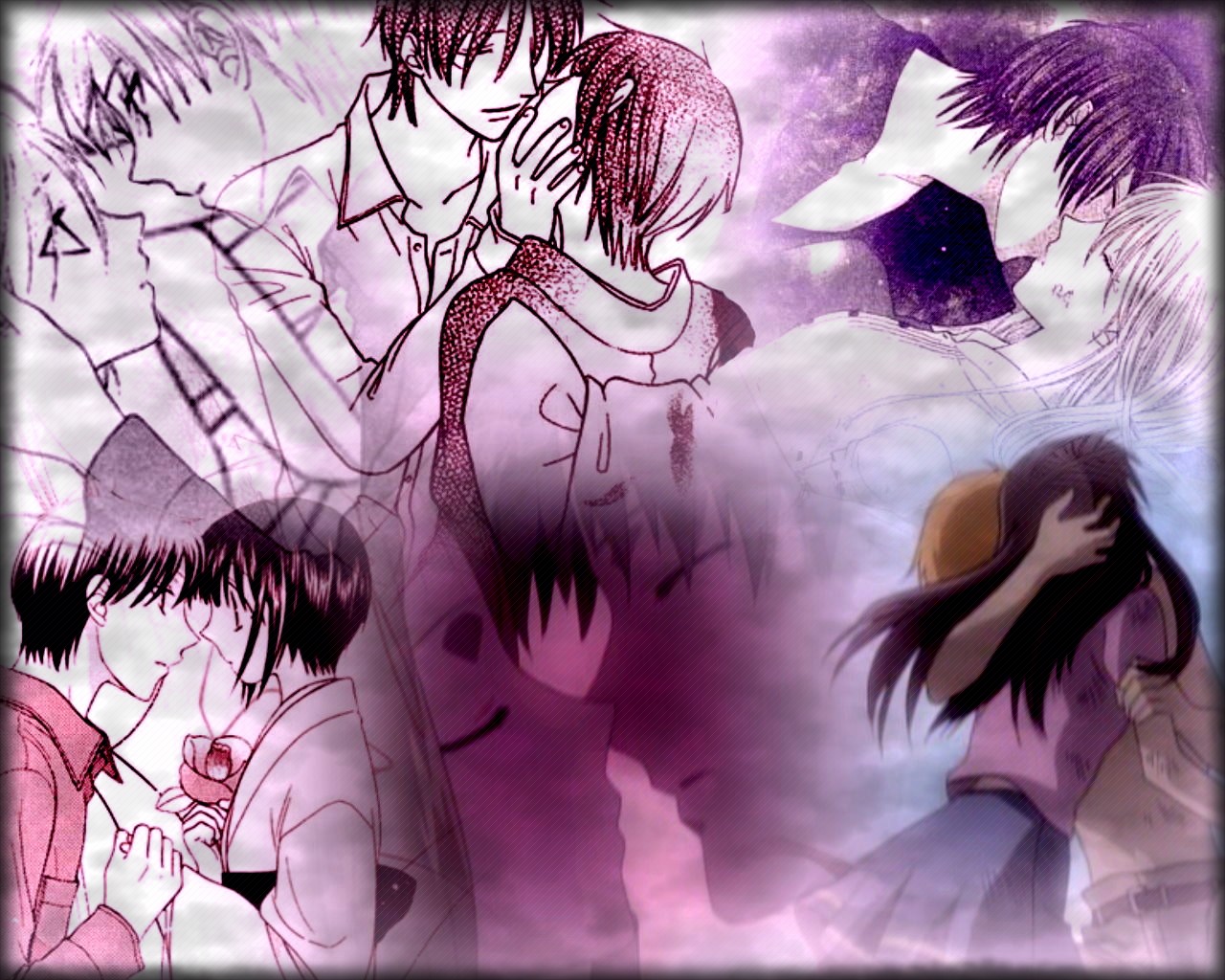 Fonds d'cran Manga Fruits Basket couple