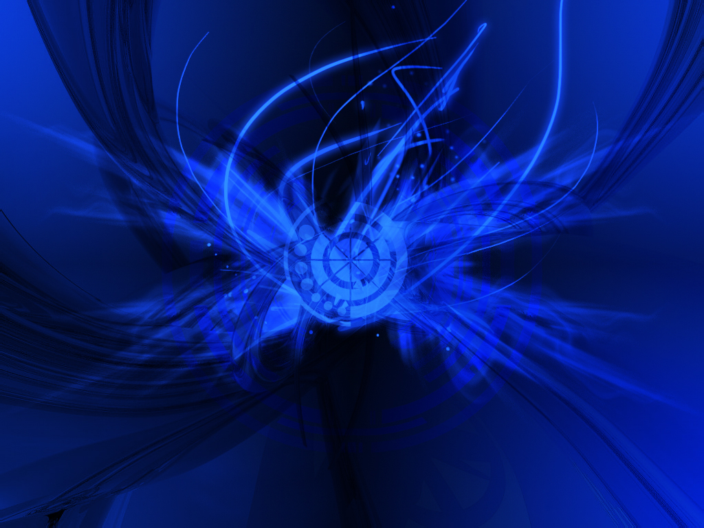 Wallpapers Digital Art Abstract Blue Target