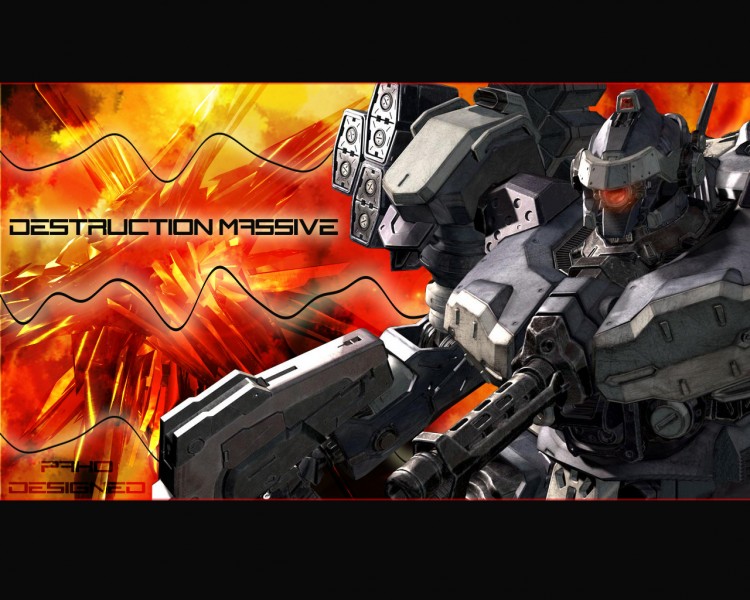 Wallpapers Digital Art Science-Fiction - Robots Destruction massive