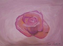 Fonds d'cran Art - Peinture rose