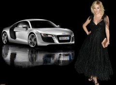 Wallpapers Celebrities Women Elisha & Audi R8