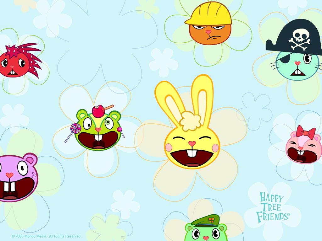 Fonds d'cran Dessins Anims Happy Tree Friends happy word