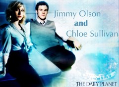 Fonds d'cran Sries TV Chlo Sullivan et Jimmy Olsen