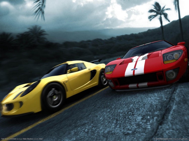 Fonds d'cran Jeux Vido Test Drive Unlimited ford vs lotus