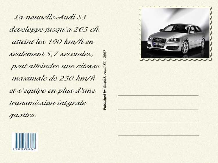 Fonds d'cran Voitures Audi Audi S3