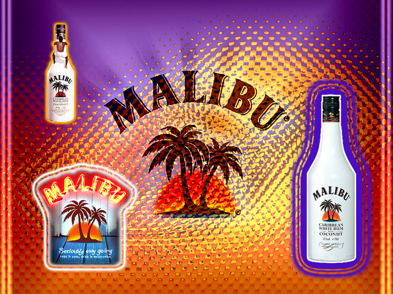 Fonds d'cran Objets Boissons - Alcool MALIBU