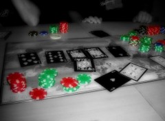 Fonds d'cran Art - Numrique partie de poker