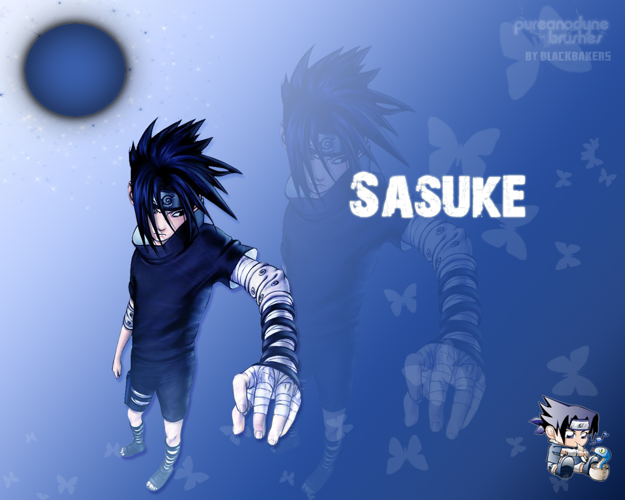 Fonds d'cran Manga Naruto Sasuke