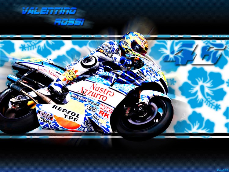 Wallpapers Motorbikes Rossi hawa